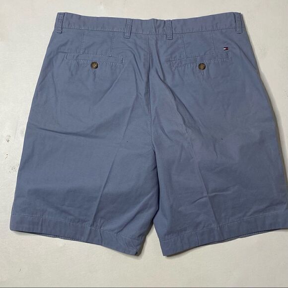 Tommy Hilfiger | Baby Blue Flat Front Shorts - Picture 4 of 4